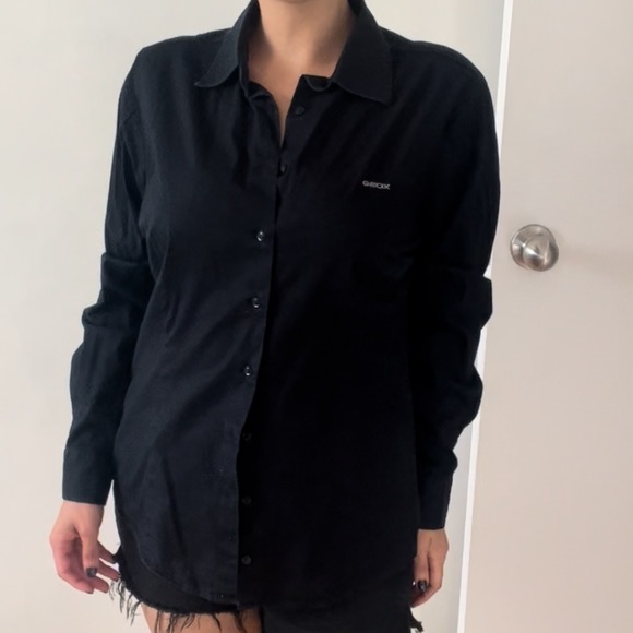 Geox Navy Dress Shirt ๐ - Picture 3 of 9